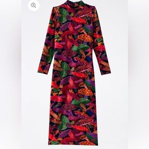 NWT Farm Rio Mushroom Print Midi Dress Small